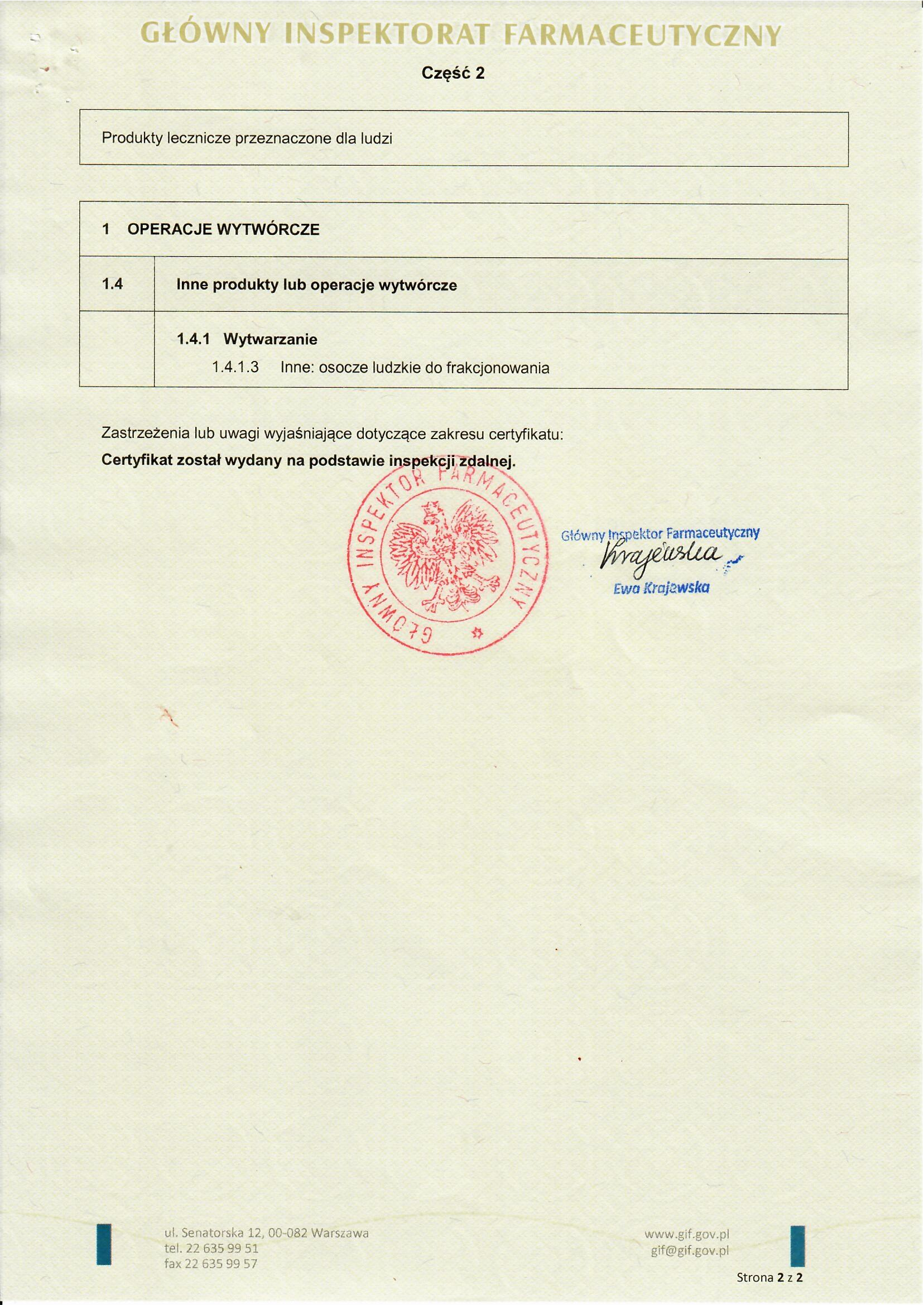 Certyfikat GMP_7