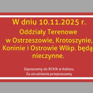 Zamknięte 10.11.2025